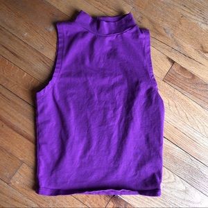 Magenta ASOS Crop Sleeveless Top